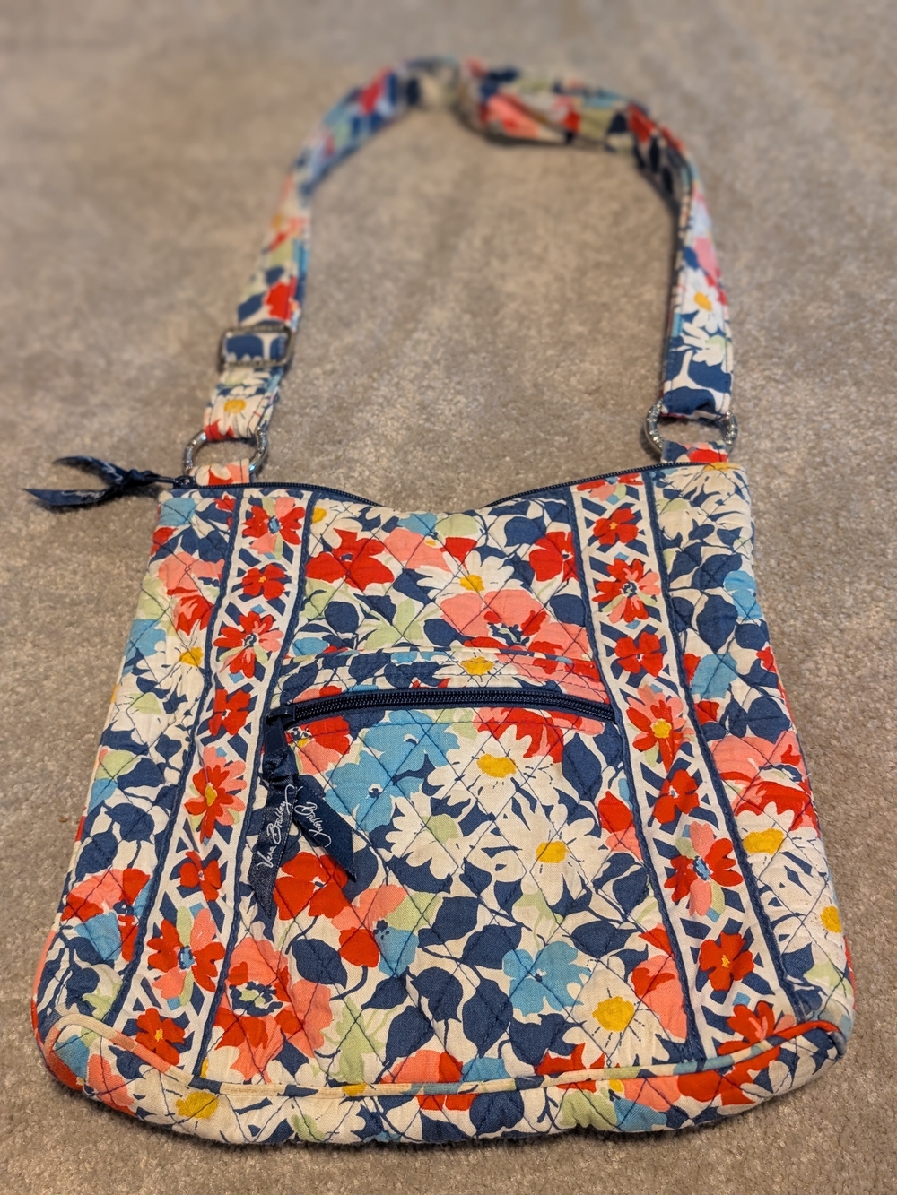 Vera Bradley Floral Quilted Crossbody Bag - Multicolor